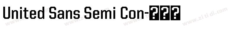 United Sans Semi Con字体转换